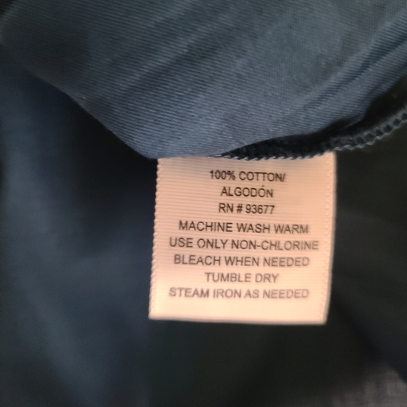 ANA Teal 3/4 length sleeve teal blouse cinched waist vneck size Medium Y2K - Picture 5 of 8